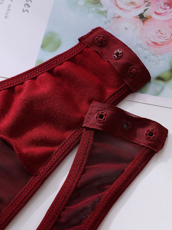 Body Renda c/ Luvas & Ligas